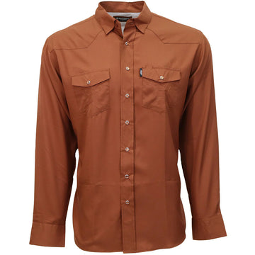 Hooey Mens Long Sleeve Pearl Snap Sol Shirt